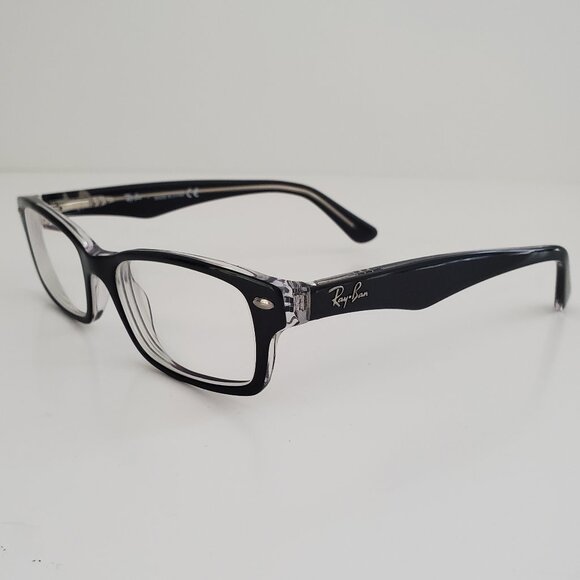 RAY BAN Frames Junior Eyewear RB 3529 48-16-130 Black & Silver Accents NEWER - Picture 1 of 11